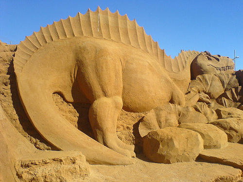 Dinosauro di sabbia
