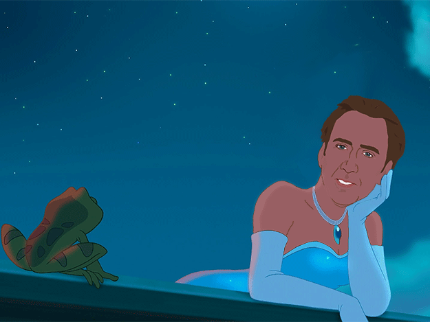 Nicolas Cage ne La Principessa e il Ranocchio