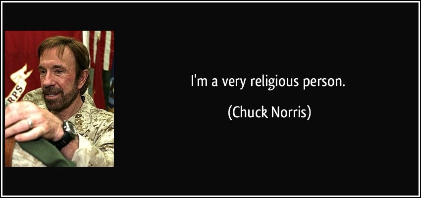 Chuck Norris religioso