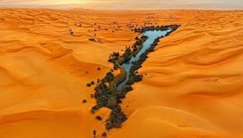 I laghi di Ubari in Libia, un’oasi in un mare di sabbia
